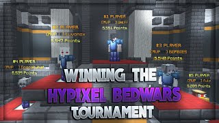 winning the hypixel bedwars tournament (w\/ Wqlff, Luvonox \& Dogcatwhat)