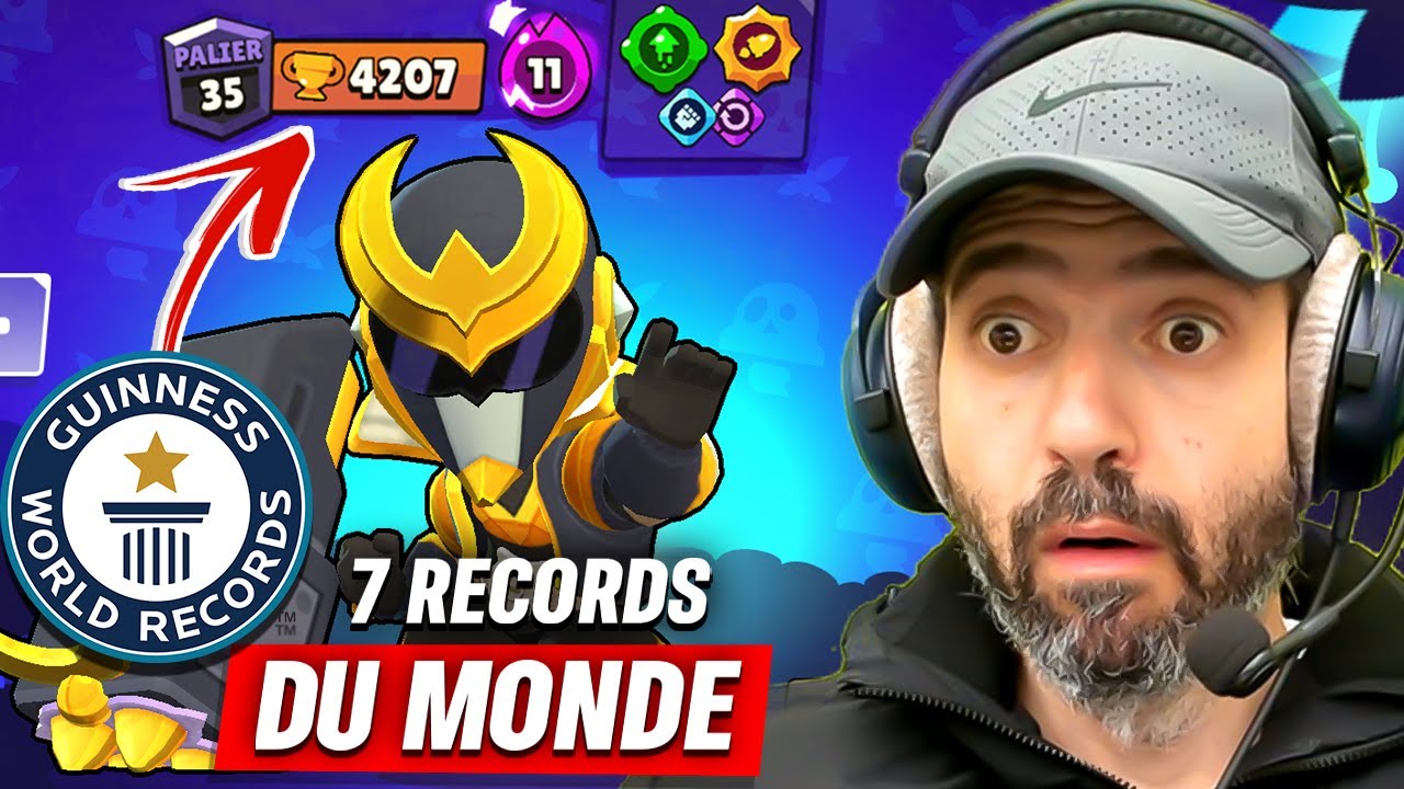 7 RECORD du MONDE ABERRANT sur Brawl Stars 