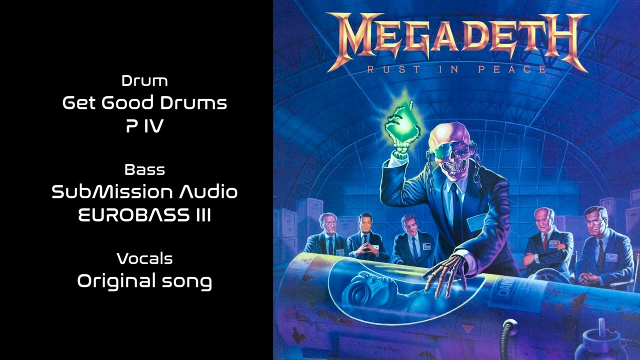 Megadeth - Tornado of Souls - Guitar Backing Track with vocals