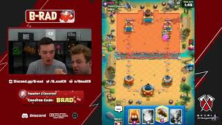 B-rad Streaming DRUNK playing Clash Royale