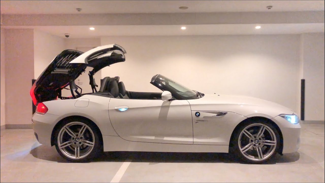BMW Z4 e89 sDrive20i MSport Roof Operation (Open) YouTube