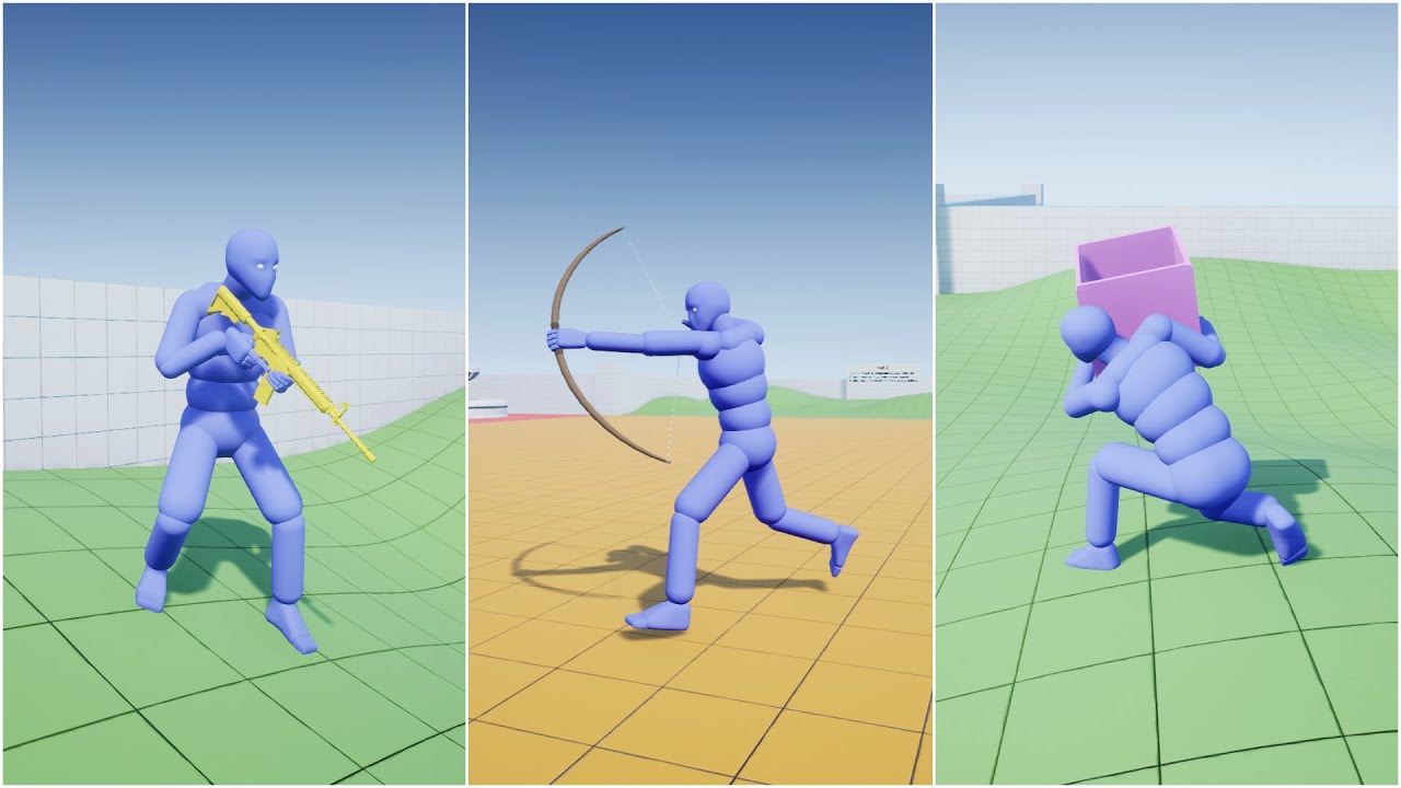 Advanced Locomotion System V4 TestPlay #UE4 - YouTube