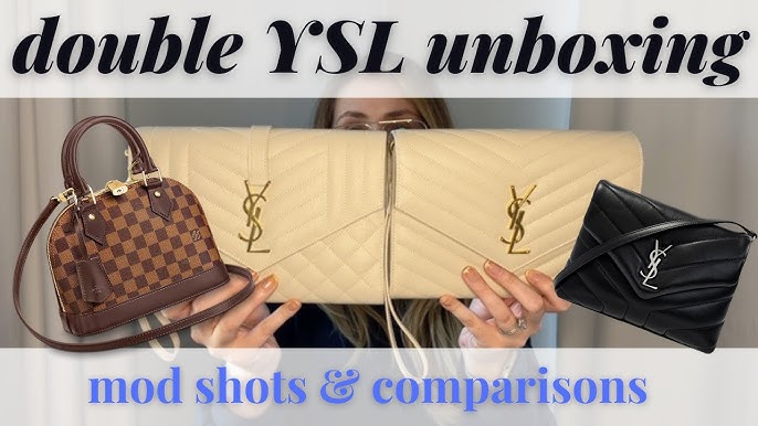 AUTHENTIC YSL CASSANDRE FRAGMENTS FLAP CARD CASE REVIEW & UNBOXING 