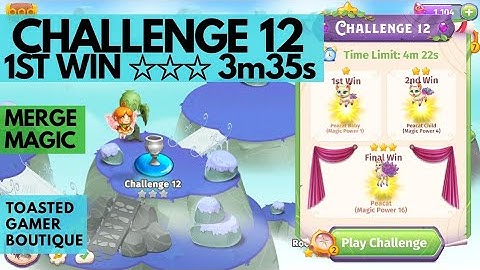 Merge Magic Challenge 12 • 3m35s On 1st Win ☆☆☆