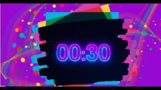 30 SECOND COUNTDOWN TIMER with Upbeat House Music