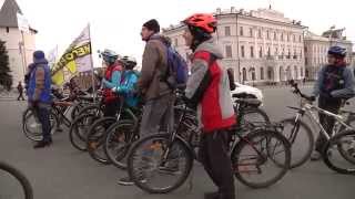 Открытие велодорожки в Казани