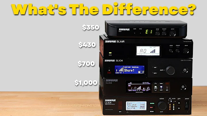Comparing Shure Wireless Mic Systems (Cheap to Expensive)