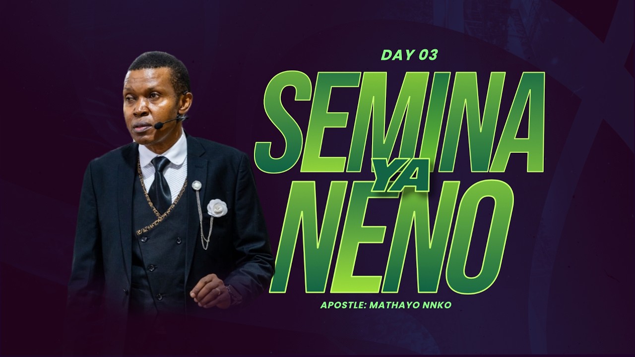 DAY 03 NJIA ZA MUNGU NA MATENDO YAKE | APOSTLE MATHAYO NNKO