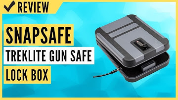 SnapSafe Treklite Gun Safe Lock Box with TSA Combination Lock Review