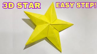 How to Make 3D Star for your Christmas Decoration | Paper Craft