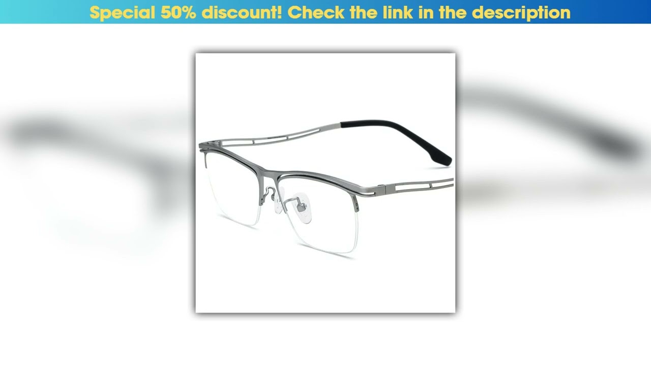 New Arrival Belight Optical Japan Design Cool Fashion Style Pure Titanium Half Rimless Frame Men Pr