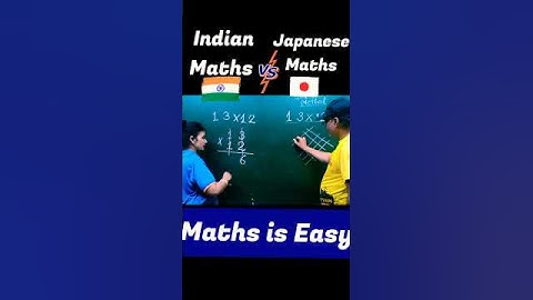 Indian vs Japanese Maths 🔥| Vedic Maths Trick for Fast Calculation | Speed Maths  #trending #shorts