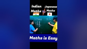 Indian vs Japanese Maths 🔥| Vedic Maths Trick for Fast Calculation | Speed Maths  #trending #shorts