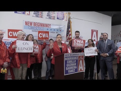 Denouncing Roque 'corruption,' CWA endorses New Beginnings West New York slate