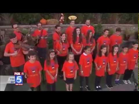Shabbat San Diego on Fox 5 - San Diego Jewish Academy Performs