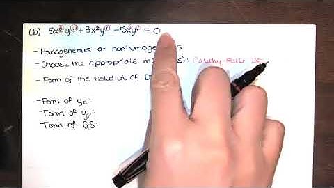 SP21 DE Quiz 5 V2 and V3 Prob. 4 - Choose appropriate method. (higher order differential equations)