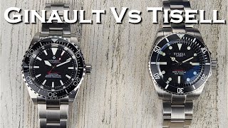 Ginault Silent Service Vs Tisell Submersible - Rolex Submariner Homage Watch SHOWDOWN