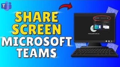 How To SHARE SCREEN On Microsoft Teams  (Step by Step )