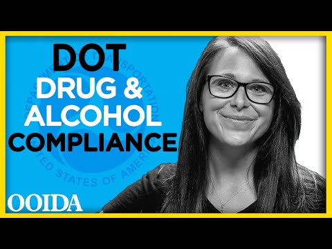 Compliance with DOT Drug & Alcohol Testing Rules is The Law