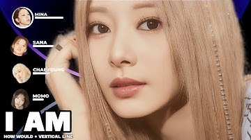 How Would TWICE Sing I AM By IVE (LINE DISTRIBUTION + VERTICAL LINE)