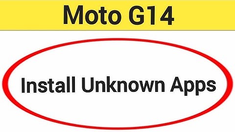 How to install unknown apps, install APK, Moto G14 5G third party app install kaise karen, app insta