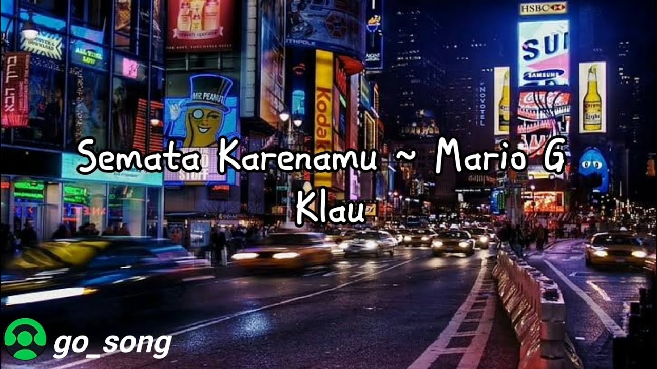 Semata Karenamu ~ Mario G Klau (lirik) - YouTube