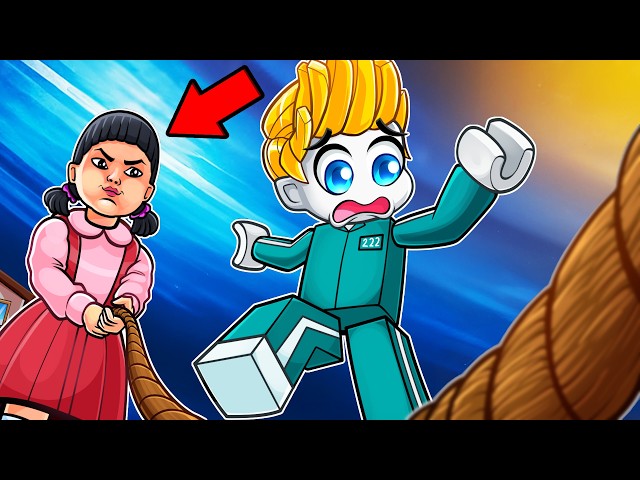 我參加了魷魚遊戲第三季！結果！？(超真實還原最新遊戲死亡跳繩,鑰匙與刀)【Roblox 機械方塊】