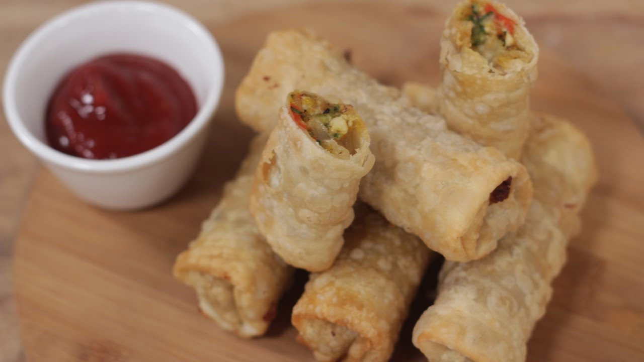 Tandoori Vegetable Wonton Rolls In Gujarati | Snacky Ideas by Amisha Doshi | Sanjeev Kapoor Khazana