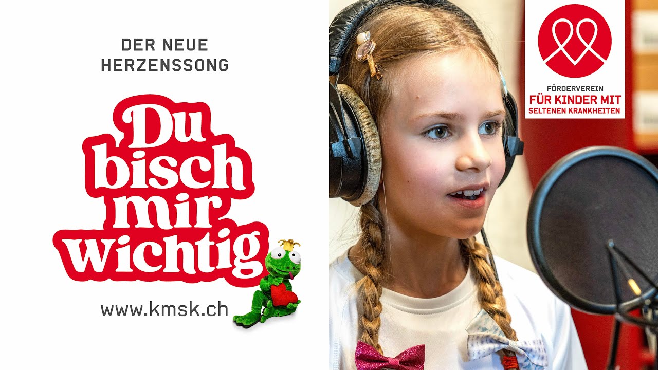 Der neue Herzenssong Du bisch mir wichtig des Fördervereins für Kinder mit seltenen Krankheiten