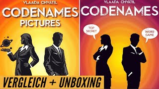 Codenames: Pictures Vs. Codenames - Vergleich + Unboxing - Czech Games Edition screenshot 1