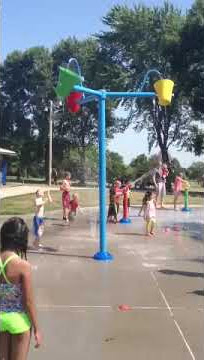 Tate and chase at water pad