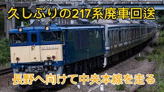 【廃車回送】E217系Y-36編成が長野へ