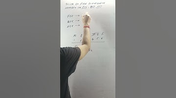 trick for find the co ordination number of FCC, bcc and scc