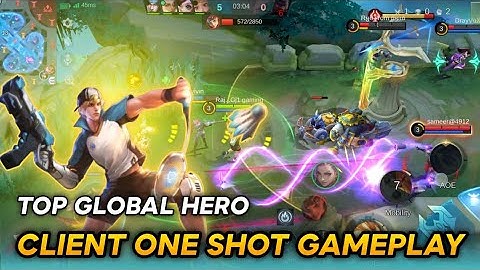 TOP GLOBAL CLINT: ONE SHOT, ONE KILL GAMEPLAY!💥| #MLBB #mobilelegends #viral #