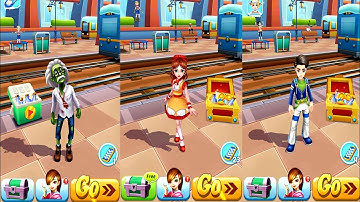 Subway Princess Runner Game - 3 Characters Run Gameplay | Android/iOS Gameplay HD