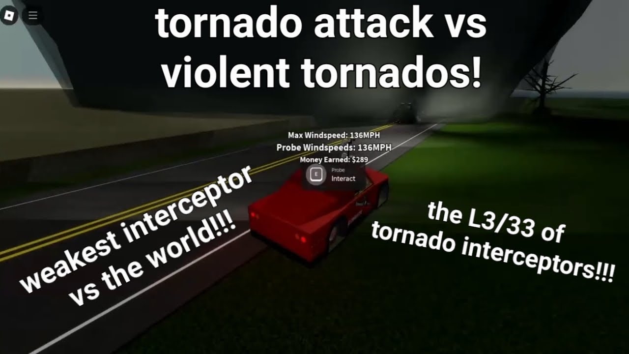 tornado attack intercepts violent tornados | roblox helicity - YouTube