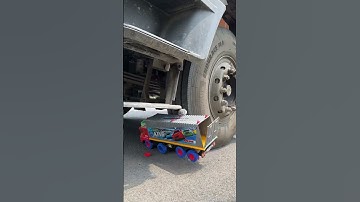 Thumbnail of Monster container damaged big truck #shorts #truck #container