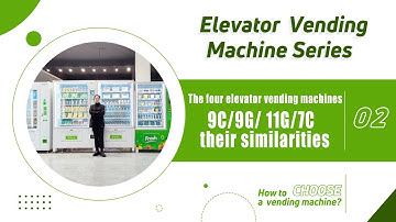the four elevator vending machines 9C, 9G, 11G, 7C and their similarities