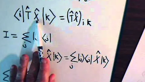Topics In Quantum Mechanics Video #2A: Operator/Matrix Representation & Muliplication - Conclusion