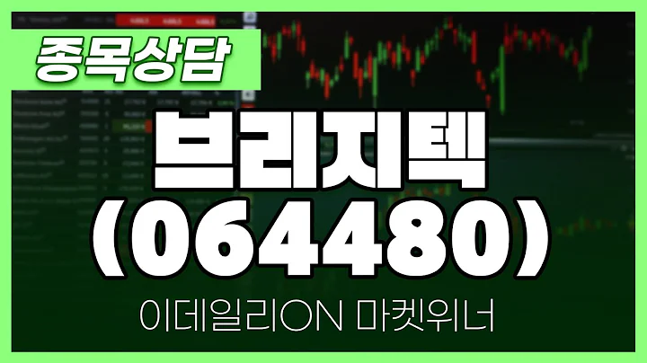브리지텍(064480) - 송민석 파트너 종목상담 | 마켓 위너 (20240913)