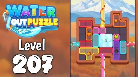Water Out Puzzle Level 207 Walkthrough