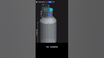 #Shorts Modeling Custom Glassware   #shapr3d #3dprinting #cad