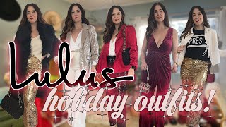 Affordable Holiday Outfits Haul from Lulus!