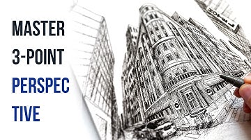 Master 3-Point Perspective: Draw a Realistic New York Street