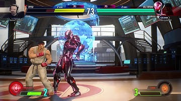 Marvel vs. Capcom Launch MP pt20 - vs. Zero/Ryu (throwaway match???)