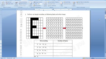 Run length encoding easy method Cambridge O Levels Computer Science 2210/0478