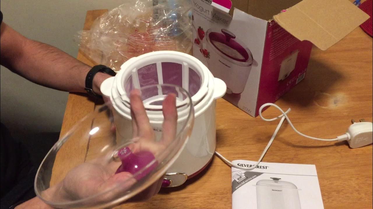 Unboxing Silvercrest Yogurt Maker SJBG 20 A1 from Lidl YouTube