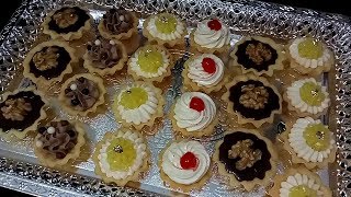 تشكيلة ميني تارت بحشوات مختلفة كل وحدة أحلى من الأخرى Mini Tartelettes