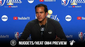Coach Erik Spoelstra Previews Game 4 Of Nuggets/Heat | 2023 NBA Finals