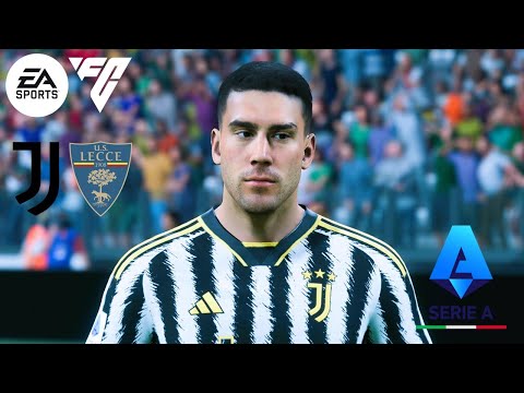 EA Sports FC 24 - Juventus Vs. Lecce - Serie A 23/24 Matchday 6 | Full Match